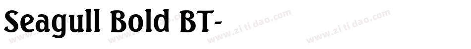 Seagull Bold BT字体转换